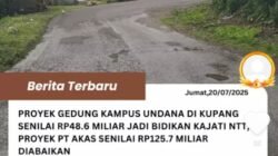 Kejagung Diminta Turun Tangan Awasi Proses Pengerjaan Proyek PT AKAS Ruas Jalan Labuan Bajo-Malwatar-Kota Ruteng