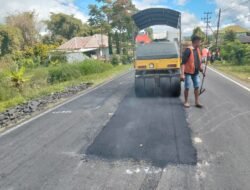 Pemeliharaan Rutin Jalan Labuan Bajo-Malwatar Batas Kota Ruteng TA 2025 Terus Dikebut PPK 3.2 PJN Wilayah III NTT