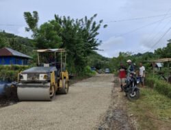 Gacor Habis, Pemkab Manggarai 2025 Percantik Jalan Propinsi Simpang Kedindi – Kajong Perbatasan dengan Uang Rp5 M