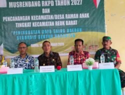 Wabup Fabi Abu Ikut Musrenbangcam 2026 di Reok Barat, 2027 Pemkab Manggarai Kembangkan Jagung, Padi dan Kedelai di Nggalak