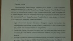 Ini Rekomendasi DPRD Kabupaten Manggarai Soal Keis Pembangunan Mata Air di Paralando, Dewan Klemens Malis: Tinggal Dieksekusi Eksekutif